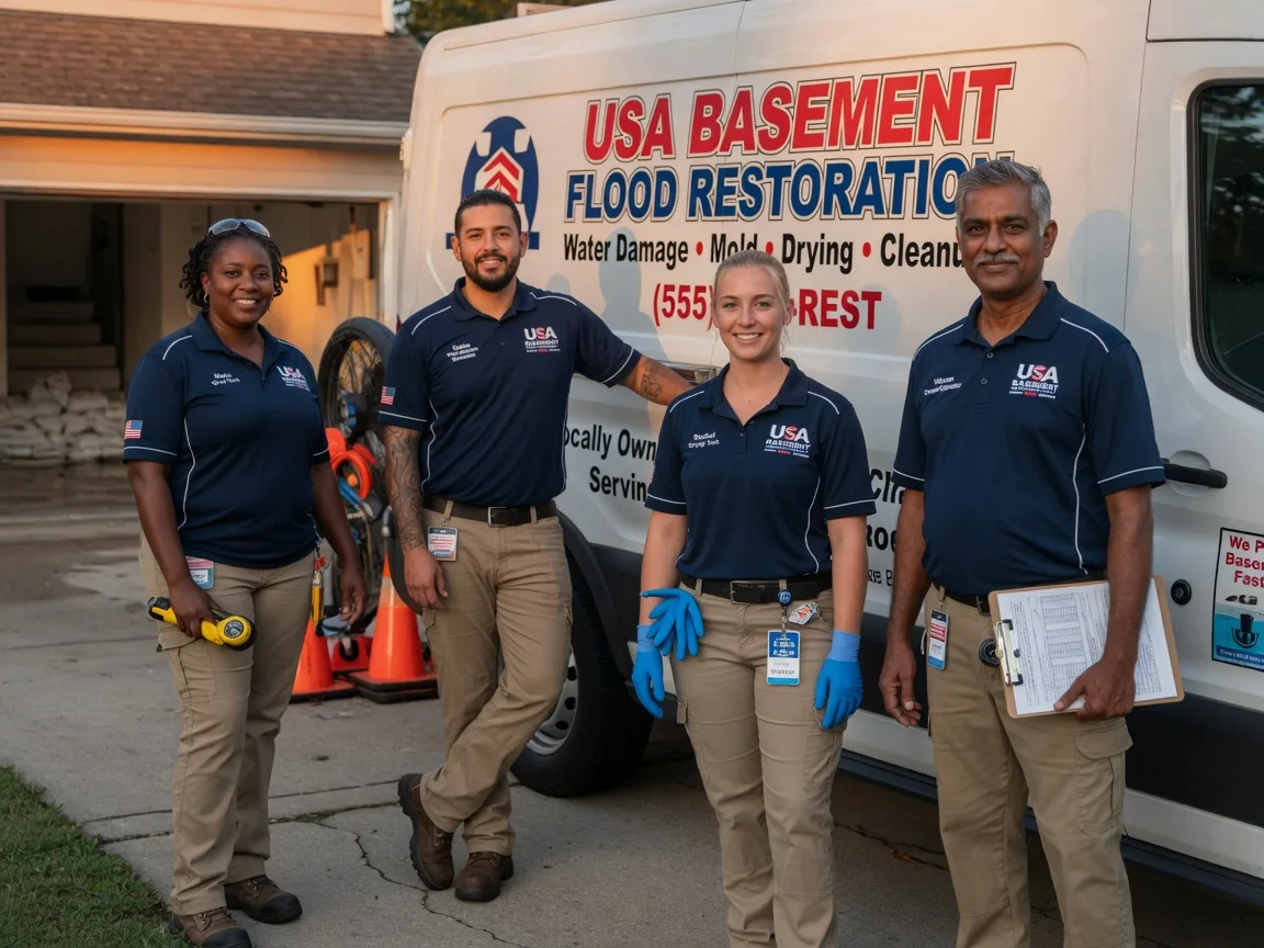 Basement Flood Cleanup company in Reeves, LA